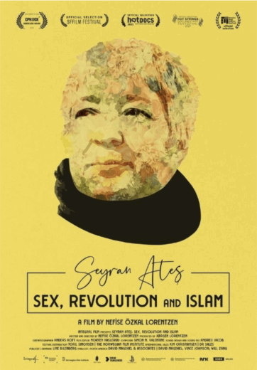 Filmplakat, stiliertes Porträt Seyran Ates